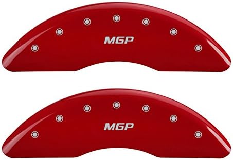 Капачки на челюстите MGP 41008SMGPRD, Червен Прахово боядисване на Предната и задната капачки на челюстите, Комплект