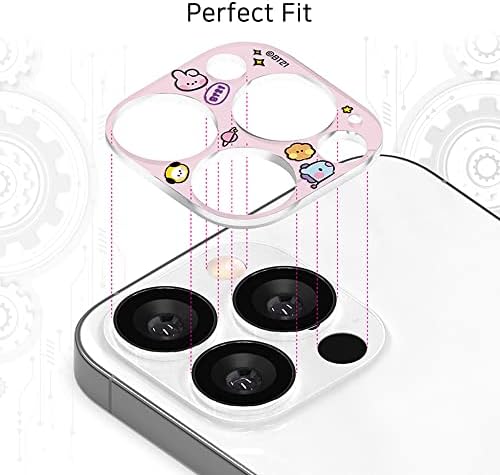 Защитно фолио за обектива на камерата BT21 Minini, съвместима с iPhone 14 Pro / 14 Pro Max, делото от прозрачно