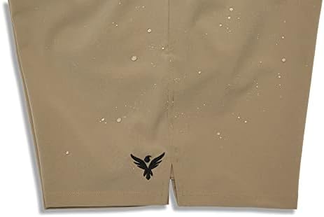 Мъжки Спортни къси панталони YOGA CROW Flow - бързо изсушаване Вътрешно Компресиране Подплата - Антимикробный джоб с цип -