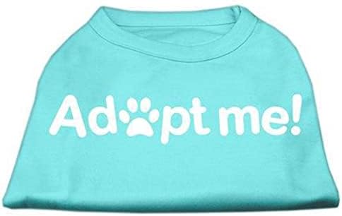 Тениска с Трафаретным принтом Mirage Pet Products Adopt Me, Среден цвят, Кафяв