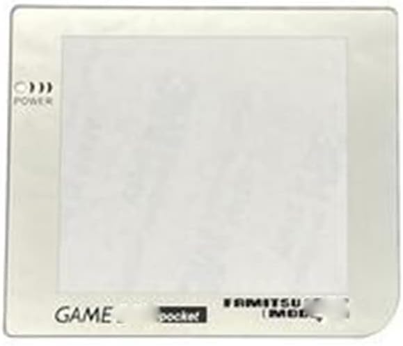 Стъкло Огледало за обектив Gameboy Pocket GBP Капак на обектива за LCD екран с подмяна на двустранна лента (бял 1)