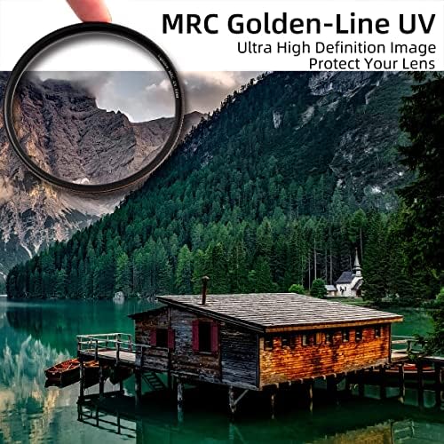 Lightdow MRC Филтър за UV Защитен от оптично Стъкло Шотта Ултра-Тънък с Многослойно Покритие Защитни Филтри за обектив