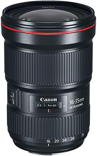 Обектив Canon EF 16-35 mm f /2.8 L III USM, Комплект с 82-мм и UV-филтри, CPL, ND и VND, Калъф за обектив, Препарат