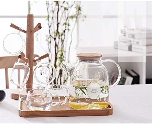 Стъклен Чайник Шише За сок Borosilicate На Стъкло, машина За Лед Във Вода Млечен Сок, Студен Чай, Лимонада
