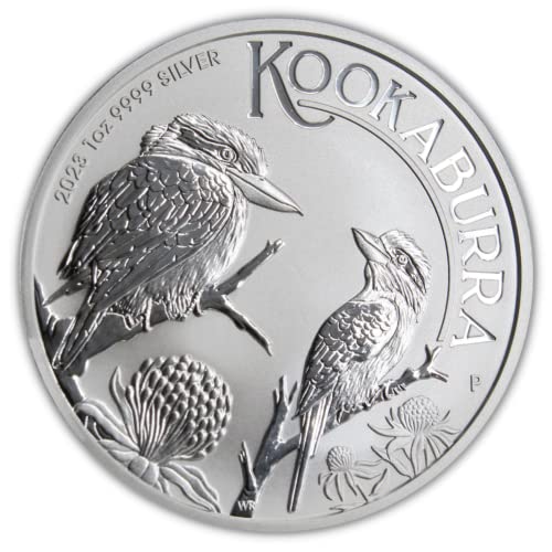 2023 р Австралийската Сребърна монета Кукабурра с тегло 1 унция, Брилянт, без лечение (в капсули), със сертификат за