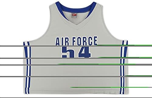 Спортни сувенири екипа на ВВС Сокол - Издаден Сива риза №54, със сини номера от Баскетболния програма - Размер XL - Програма