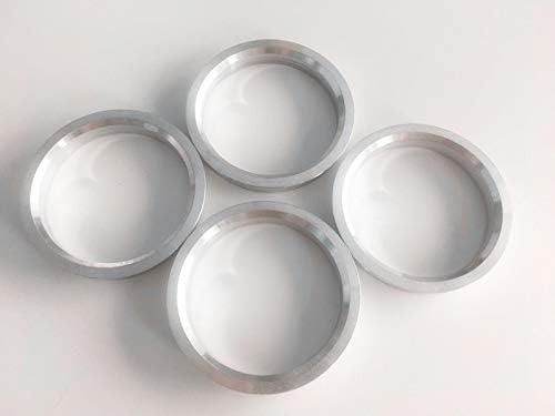 NB-AERO (Комплект от 4) Алуминиеви центрирующие пръстени на главината с диаметър от 70,4 мм до 59,2 mm с вътрешен диаметър |