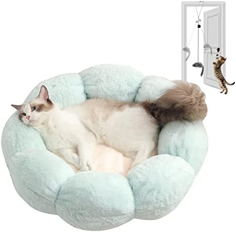 Легло за котки във формата на цвете и подвесная задвижваната за самостоятелно възпроизвеждане, играчки за котки и малки кучета,