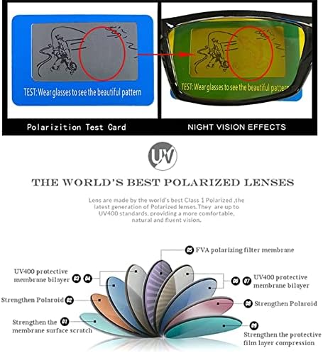 willochra Мъжки Поляризирани Слънчеви Очила За Четене С Пълни Лещи, Наем Спортни Очила за Нощно Виждане, Мъжки слънчеви Очила За Четене