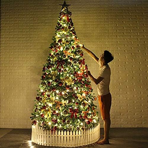 CYAYQ Украсени Голяма Коледна Елха Звездните Декорации от 2500 Зелени Клони в стил St Classic за Празничен подарък за
