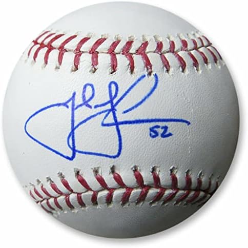 Джош Линдблом подписа бейзболни топки на MLB с автограф от Los Angeles Dodgers 52 CBL COA - Бейзболни топки с автографи
