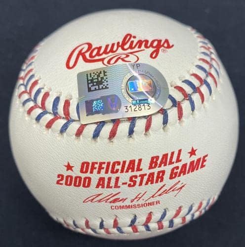 Дерек Джитър 00 ASG MVP Подписа Бейзболни топки с Логото на All Star Game 2000 MLB с Голографическими автограф