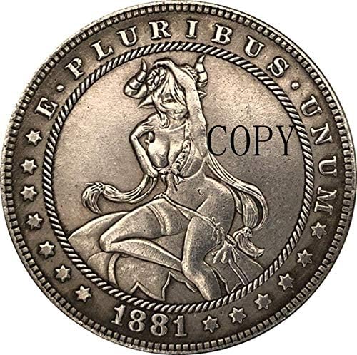 36 Различни Видове Никелови монети Hobo САЩ Morgan Dollar КОПИЕ на монети-1881-CC Копие Подарък за Него