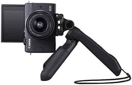 Беззеркальная Дигитална камера за видеоблогинга Canon EOS M200, комплект за създаване на съдържание, със статив, карта с