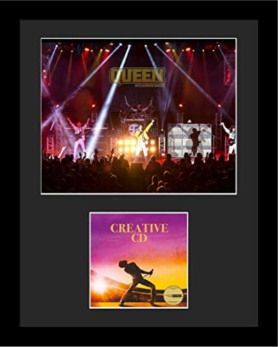 Творчески Рамки за снимки 8 x 10 Фото CD Музикална рамка с Черно Матово Покритие Показва Изображението и скъпоценни Скъпоценен