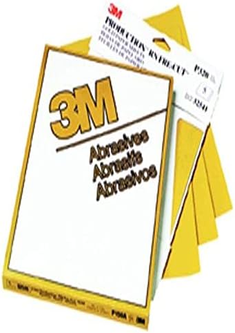 3M 02546 Производствен лист от злато 9 x 11 P150A с зърнеста резинитом (опаковка от 5 броя)