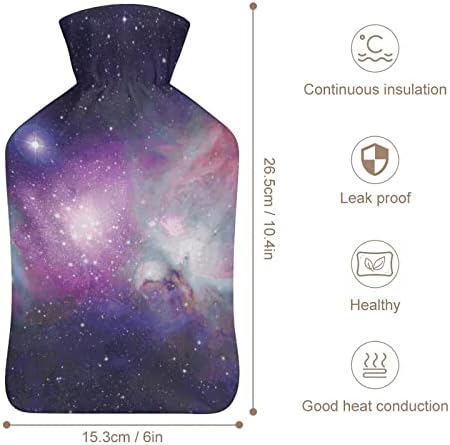 Чанта за топла Вода, Вселената, Галактиките на Космическото пространство с Капак 1Л Инжекционни Гумени Бутилки