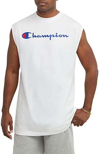 Мъжки t-shirt Champion's Muscle, Памучен тениска Muscle, Трикотажная тениска, Памучен тениска (обл. или Big & Tall)