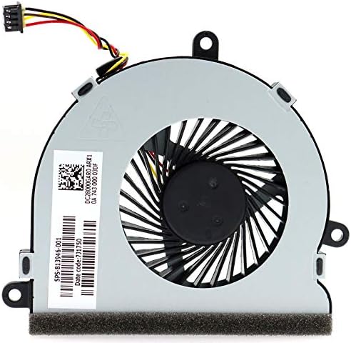 Deal4GO Преносим вентилатор за охлаждане на процесора за HP Pavilion 15-BA 15-AB 15-AC 15-A 15-AY 15-BS 15-BW 255 G4 250
