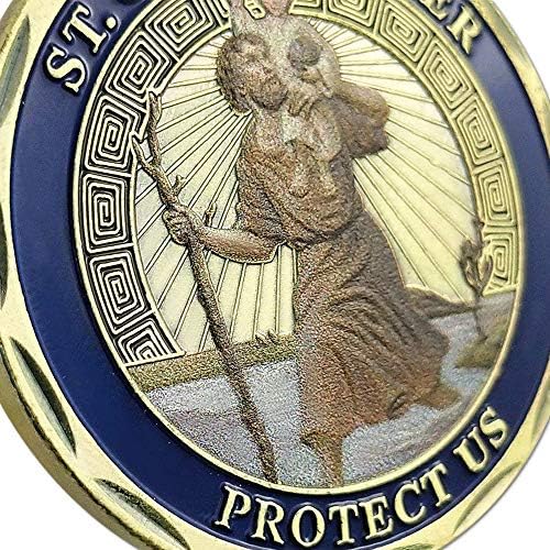 Монета на повикване на Св. Кристофър за пътници