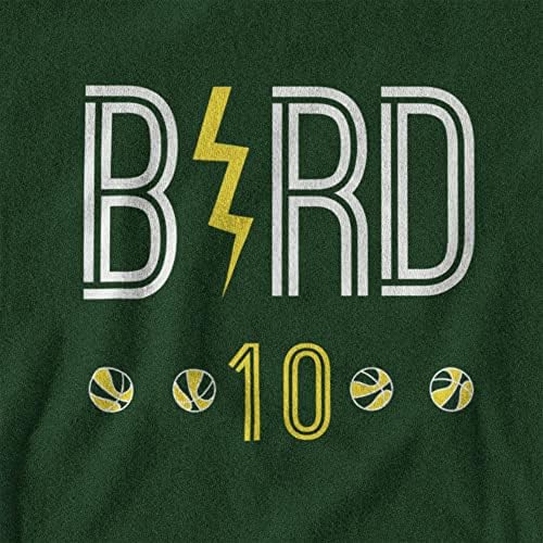 Птица #10 Баскетболно Риза Джърси Сиатъл Сити Отпред и Отзад Ретро В Стила на Високата Кула Dri-Power Унисекс За Възрастни Класически Приятелка