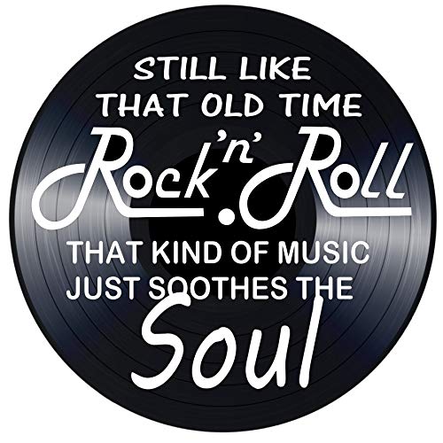 Текста на песента Old Time Rock N Roll в ТАЗИ Винил Запис, боядисани стени с Резени LP, Класически Рок