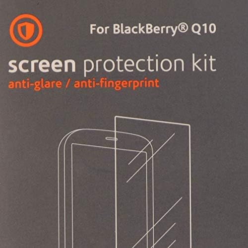 Ventev със защита от отблясъци и отпечатъци от пръсти за Blackberry Q10 - на Дребно опаковка - Прозрачна