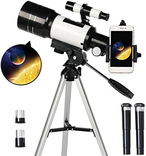 Астрономически телескоп ANIUXIAOGE със Статив за Деца и възрастни, 70 мм Отвор 300 mm Фокусный Професионален Увеличение