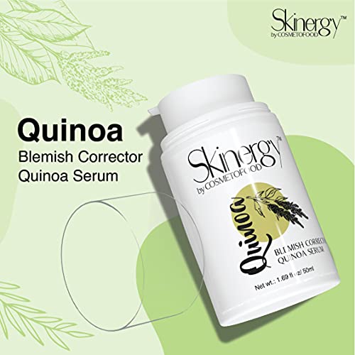 Козметична серум за лице Skinergy Quinoa от петна с бадемово масло и екстракт от Бяла лилия - За перфектно