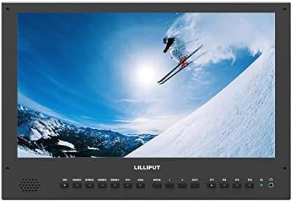 LILLIPUT BM150-4KS 15,6 6U за пренасяне /монтаж в шкаф с V-образно затваряне на 3840x2160 4x4 K HDMI 3G-SDI вход