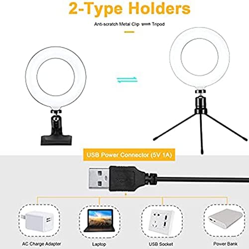 Led Лампа, Въртене на 360 Градуса-10‑Степенна Попълнете Лампа Със Затъмняване, USB Захранване, Стоки за Дома,