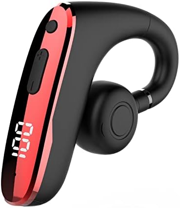 XUnion Едното Ухо Безжични Bluetooth Слушалки, Bluetooth 5.2 Led Дисплей Проводимост Стерео Слушалки Спортен Слушалка За Шофиране Слушалки W