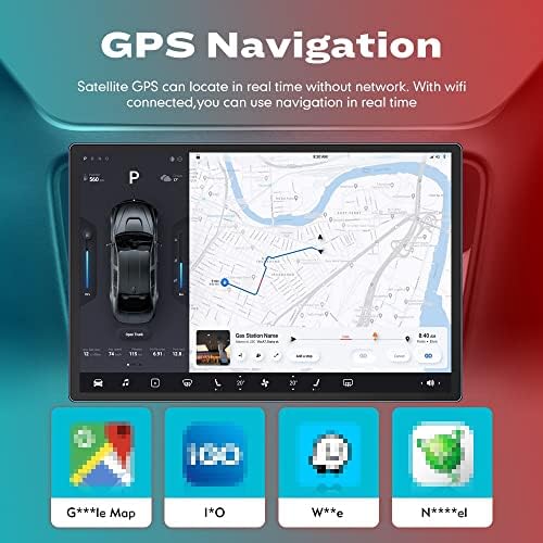 WOSTOKE 13,1 Android-радио CarPlay и Android Auto Авторадио Автомобилната Навигация Стерео мултимедиен плейър GPS Сензорен екран с RDS функция на DSP БТ WiFi Подмяна на устройство за Kia Carens