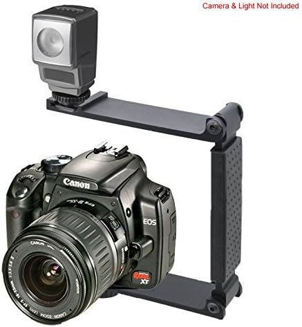 Алуминиев мини сгъваем скоба за Canon PowerShot SX70 HS (побира светкавица, светлина или микрофони)