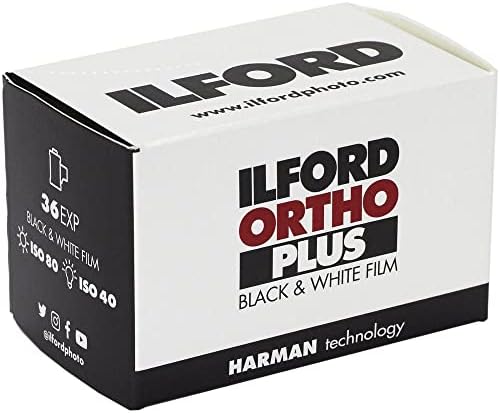 35-мм ролка черно-бял негативен филм Ilford Ортопедия Plus, 36 експозиции