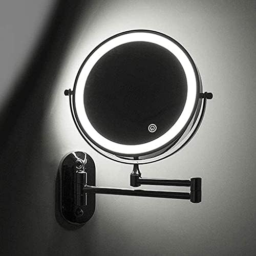 Огледало за грим ZAAHH, Тоалетен огледало, 8-Инчов Стенно огледало за грим, складное огледало за тоалетка маса