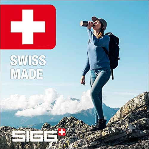 SIGG - Алуминиева бутилка за вода - Traveller Black Mountain - Сертифицирани като климатично неутрална - Подходящ за