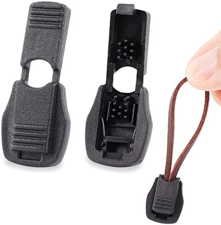 25 Опаковки застежек-мълния Краищата на кабел Накрайници Крайни скоби, връзки за обувки Заключване на Ударния кабел за