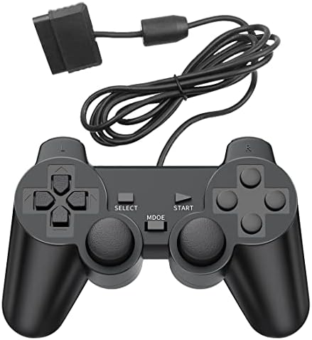 Функционален Жичен контролер за PS2, Двухшоковый Вибрираща Двухшоковый Кабелна Геймпад за Sony Playstation