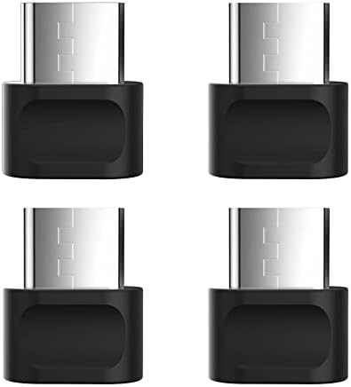 Адаптери USB C, Малък USB адаптер C, Съвместим с док-станция за зареждане на Dobe PS5 - 4 опаковки