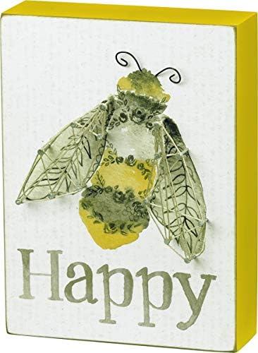 Primitives by Туроф 38310 Очарователно Кухненски Кърпи За съдове, Bee Happy - Жълт