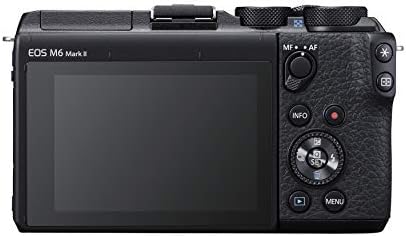 Беззеркальная Canon [EOS M6 Mark II] (дело) за видеоблогинга |CMOS-сензор (APS-C) | Двухпиксельная CMOS сензор-автофокус |