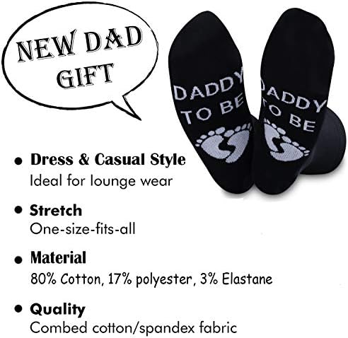 TSOTMO Чорапи за баща на Нов Подарък за татко Подарък за Деня на бащата за детската душа Подаръци