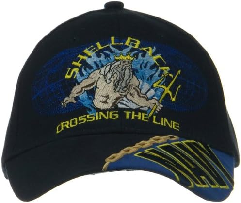 НОВА тъмно Синьо нисък профил шапка с надпис Crossing the Line
