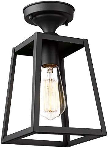 Тавана лампа Emliviar 1-Light, Етаж лампа, черен на цвят, 1803AW2-F1 BK