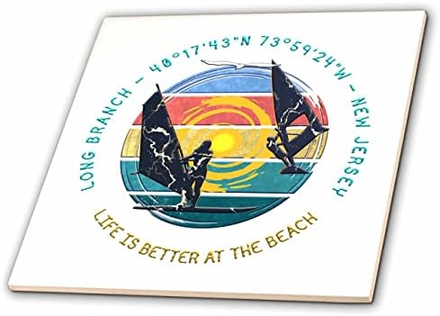 3дРоуз Лонг Обяд, окръг Монмаут, Ню Джърси. Лятната ваканция на плажа - Теракот (ct-364123-7)
