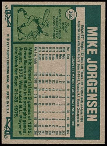 1977 Topps 368 Майк Йоргенсен Монреальская изложба (Бейзболна карта) в Ню Йорк изложба
