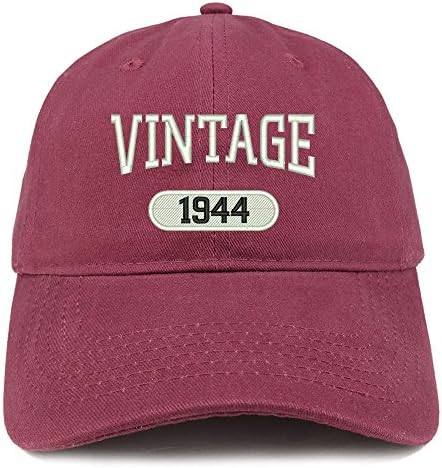 Моден магазин за дрехи Реколта 1944 бродирани 79-ия рожден ден на спокойна страна памук Cap