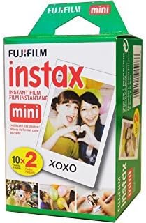 Фотоапарат Fujifilm Instax Mini 11 с пакет Fuji Instant Film Twin Pack + Розов калъф, Албум, етикети и много други (розов