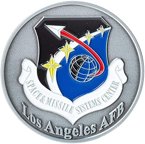 Монета на Повикване на Военно-въздушните сили на САЩ USAF на базата на ВВС на САЩ в Лос Анджелис и Синьо Кадифе